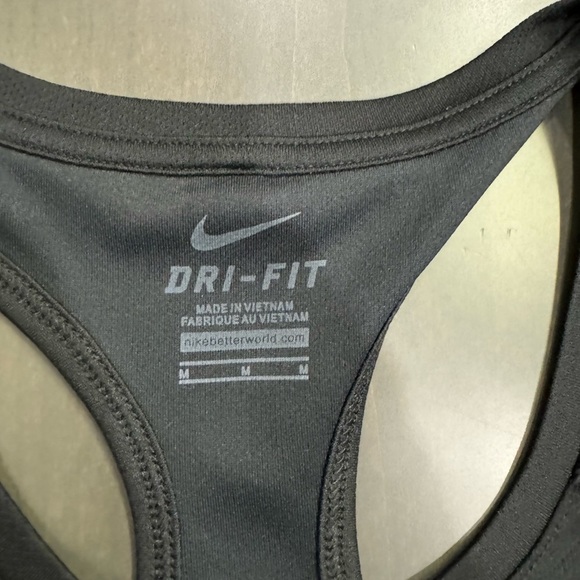 EUC Nike Dri-Fit Black & White Tank Top Size Medium M - Picture 2 of 3